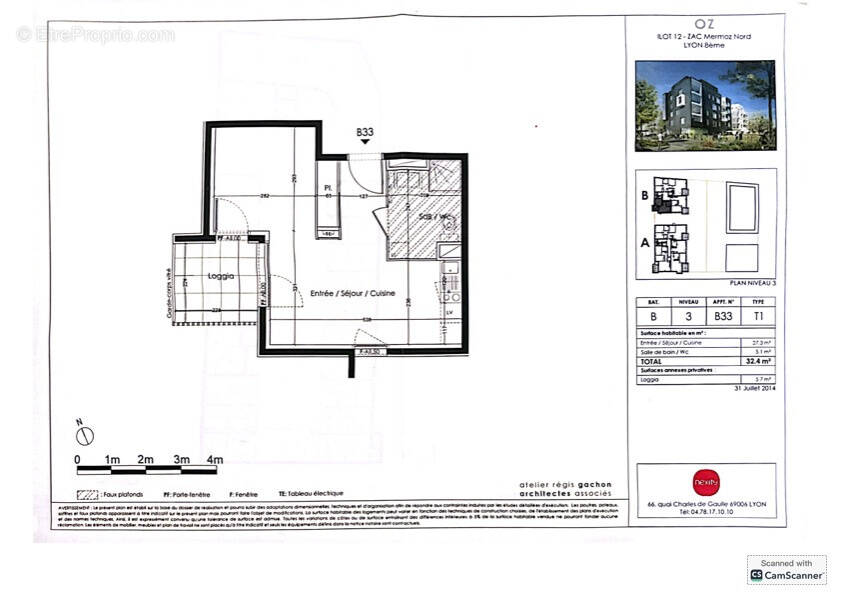 Appartement à LYON-8E