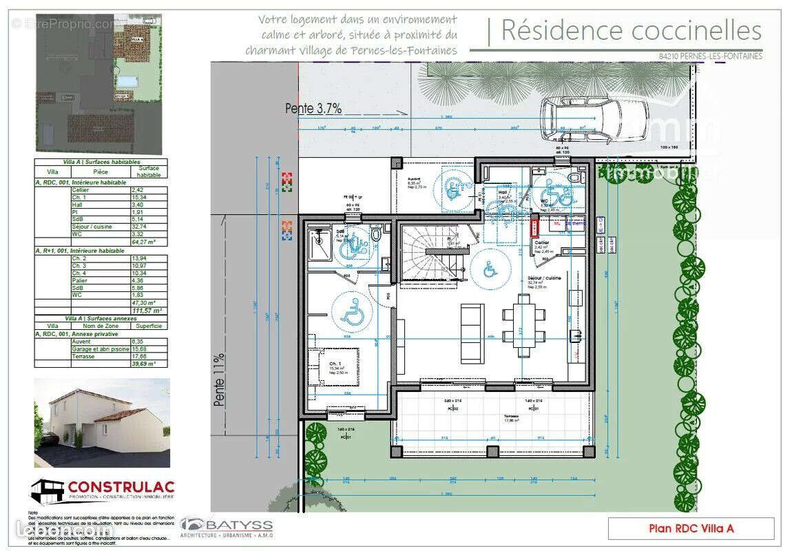 Maison 111 m² à Pernes-Les-Fontaines  - photo 3