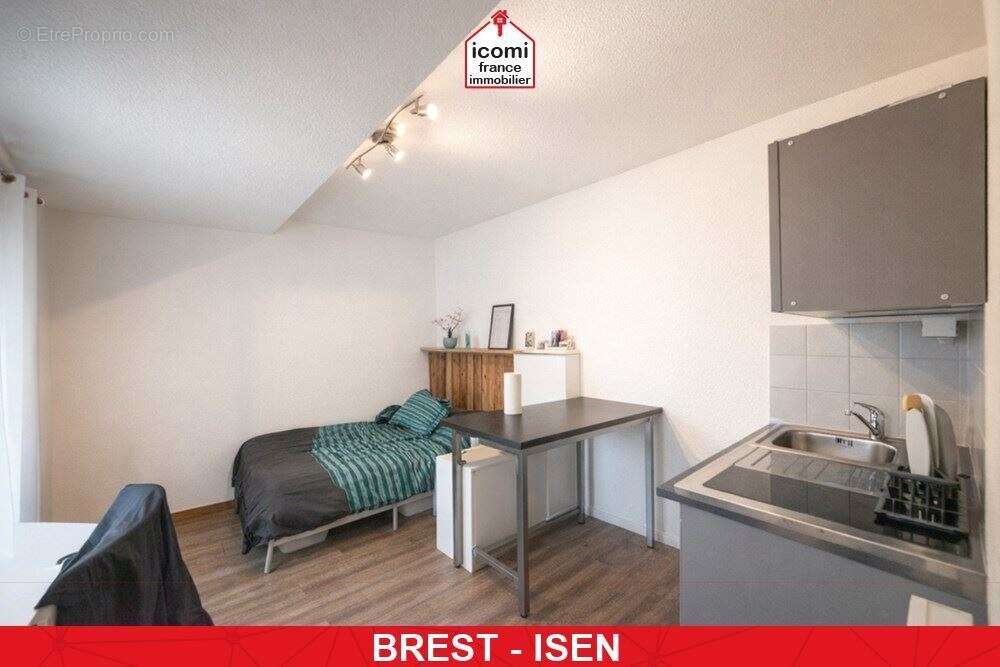 Finistere - brest (29200) - a vendre - appartement - t1 - studio - dpe c - ideal investisseur ou premier achat - balcon - photo 4