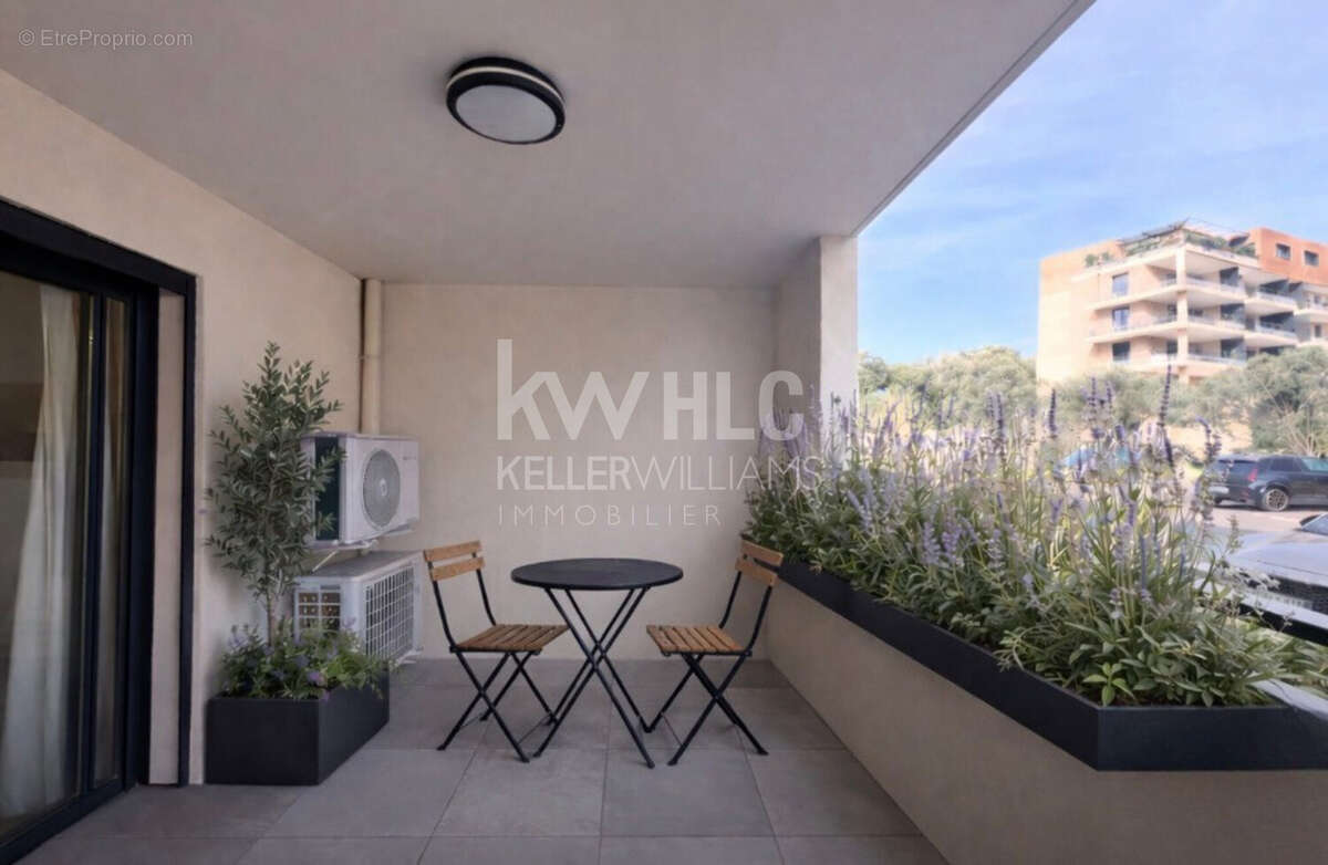 Proposition d'aménagement de la terrasse - Appartement à PORTO-VECCHIO
