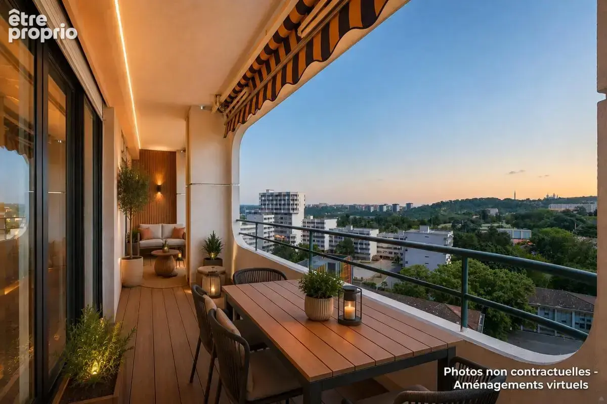 Vente appartement 3 chambres - 12ème étage - Balcon - Garage - Calme - photo 7
