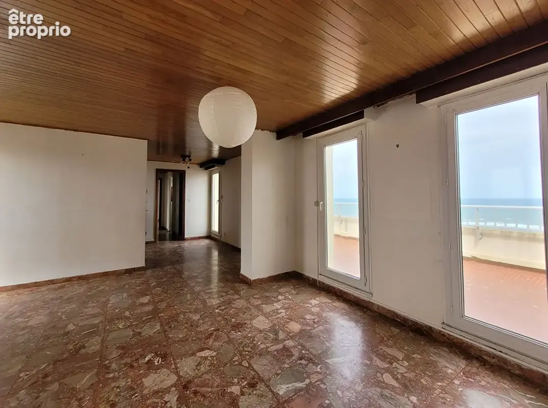 Canet Plage grand T2 avec terrasse 52 m² vue panoramique mer montagnes - photo 7