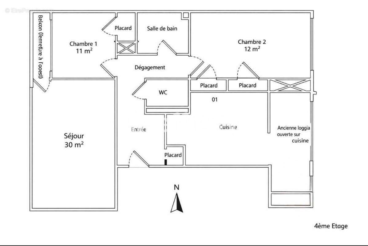 Appartement à CHENOVE
