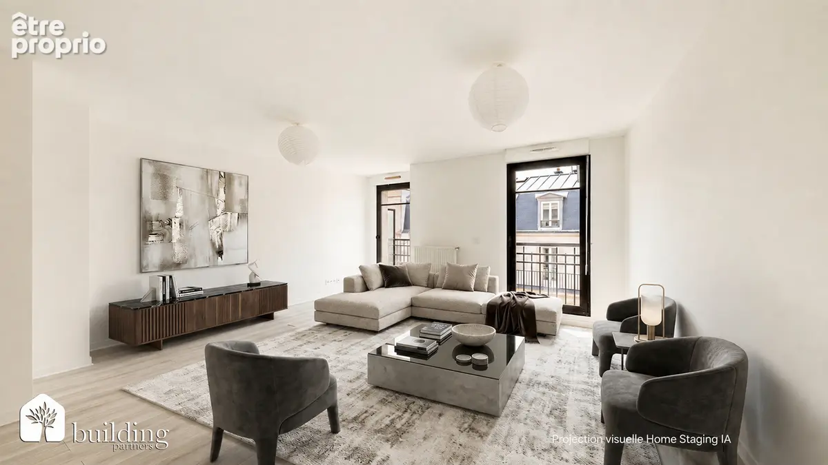 Levallois-Perret - Appartement 5 pièces 111,24 m² avec 11,50 m² de terrasse et parking - photo 3