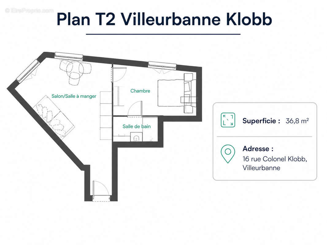 Photo 5 - Appartement à VILLEURBANNE