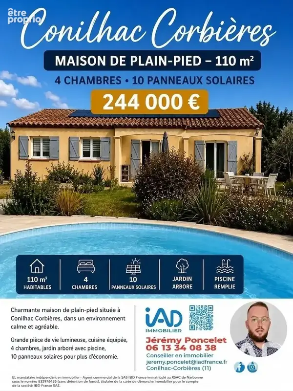 Photo 1 - Maison à CONILHAC-CORBIERES