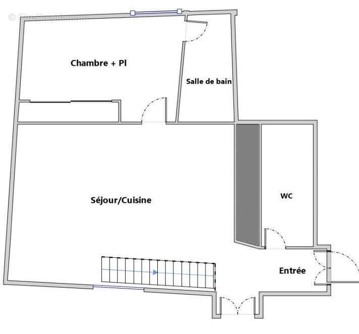 Rare T3 face Garonne 85,95m² au sol, 2 chambres, 2 salles d'eau - photo 7