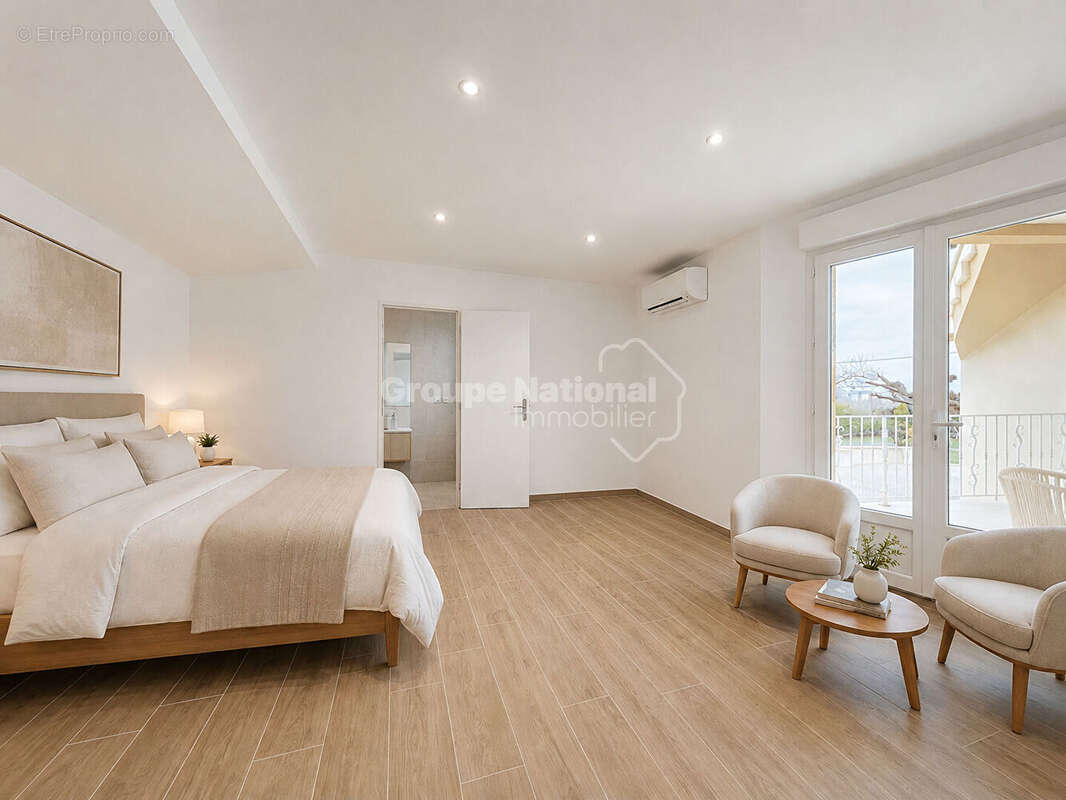Maison  5 pièce(s) 170 m2, 3chambres, 2SDE, 1SDB, jardin de 1837m2 - photo 9