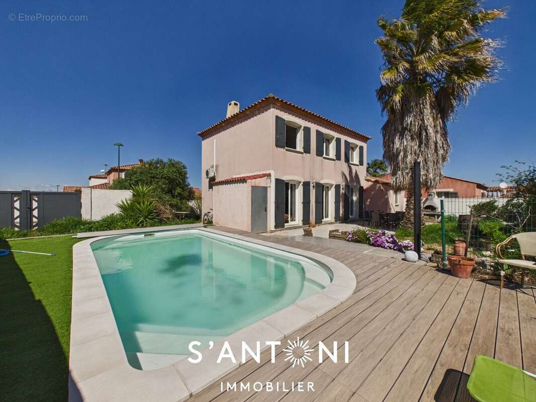 Maison languedocienne 106 m²  3 chambres  piscine  Vendres - photo 2