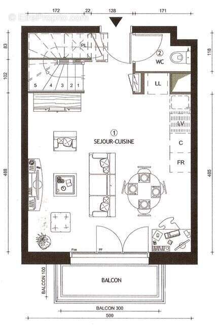 Photo 2 - Appartement à THIVERVAL-GRIGNON