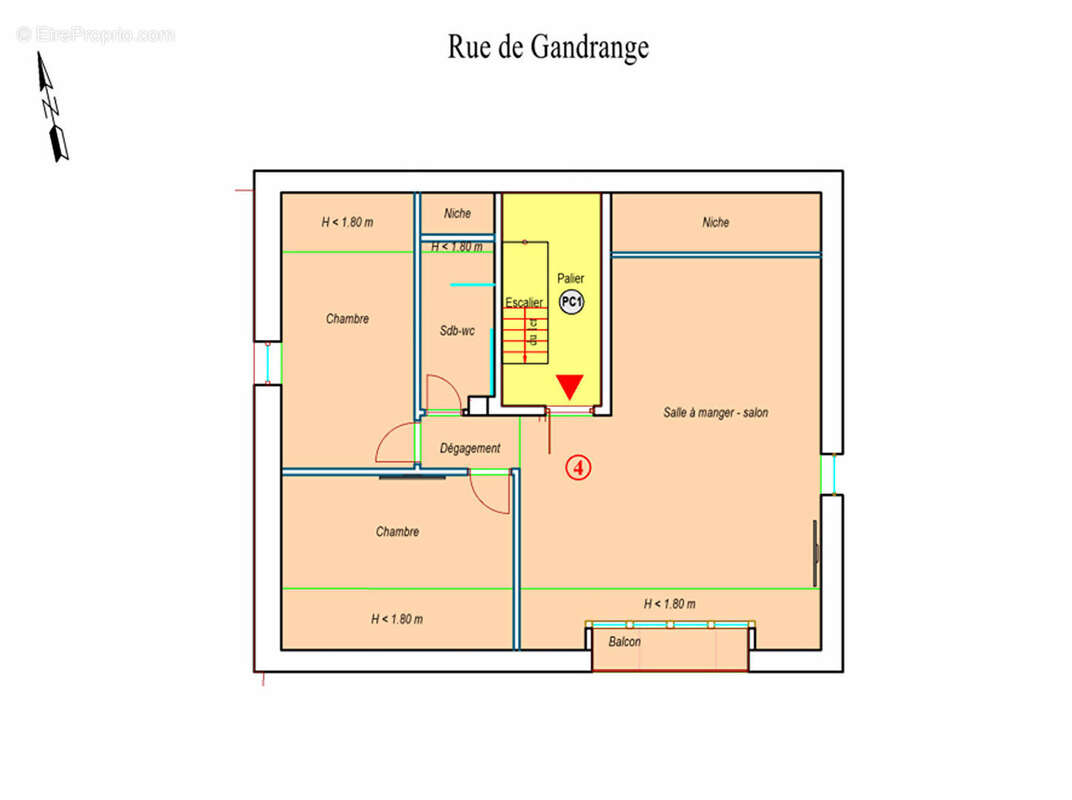 Appartement à VITRY-SUR-ORNE