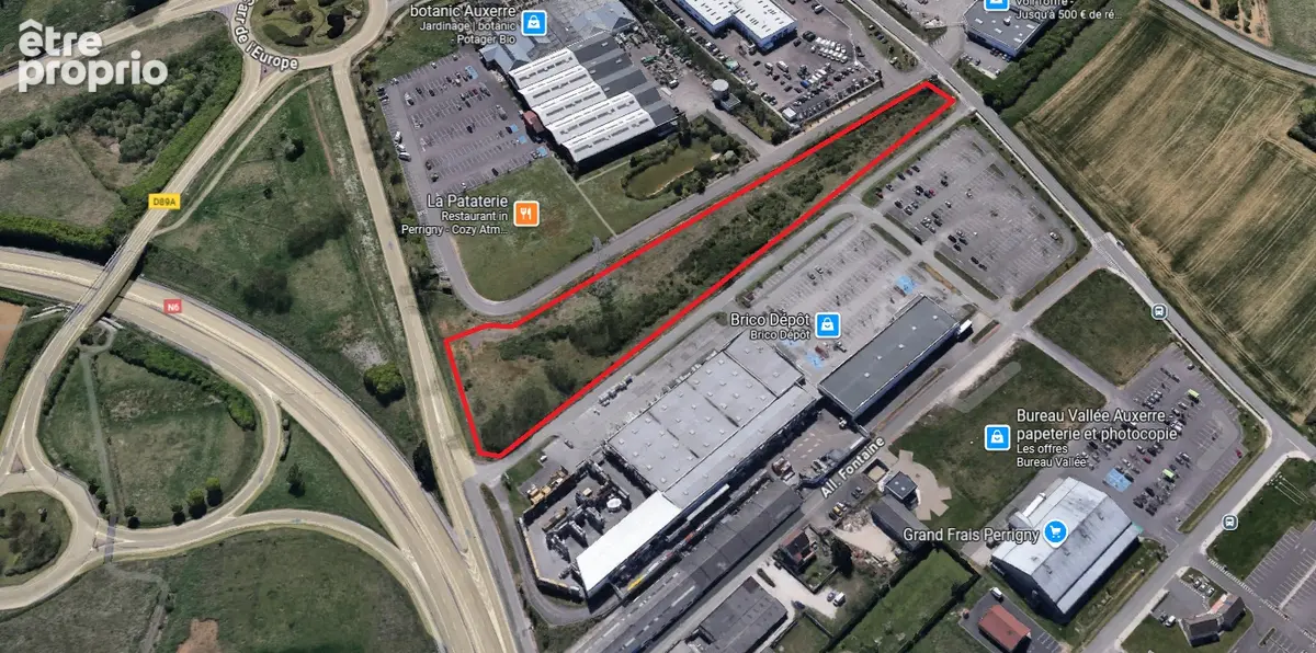 Zone commerciale perrigny auxerre - terrain constructible de m² - photo 5