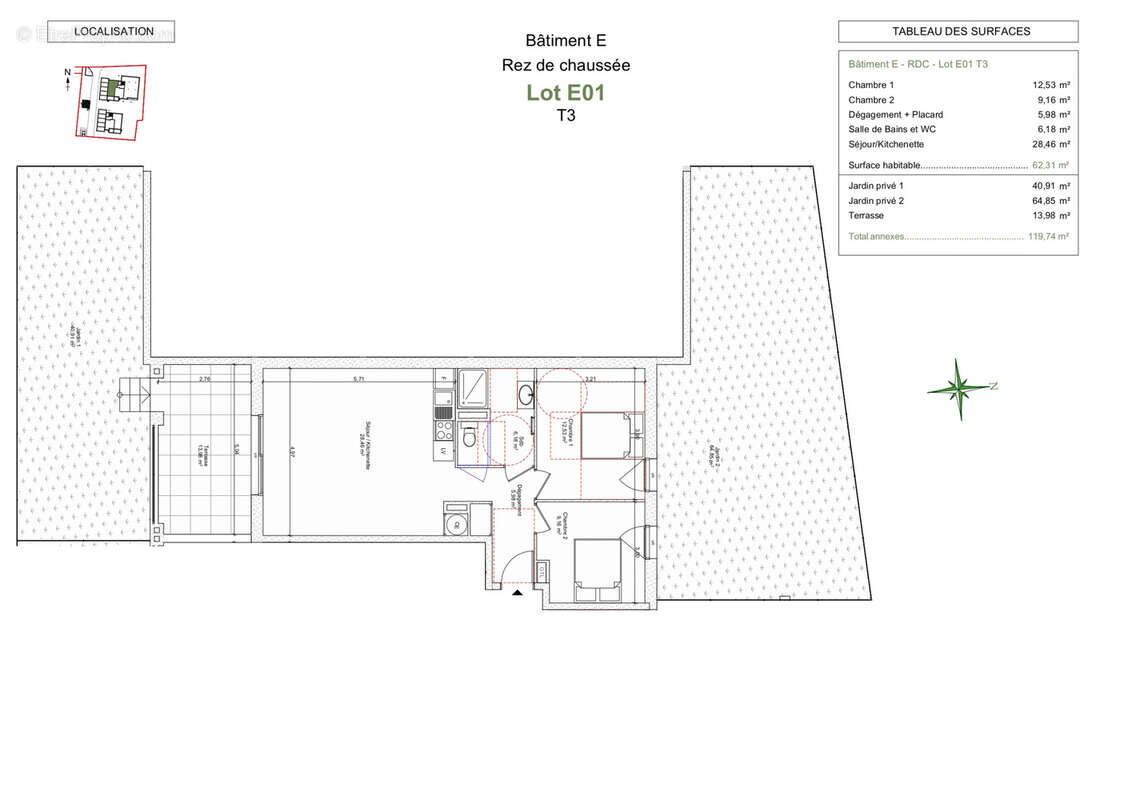 Appartement à BORMES-LES-MIMOSAS