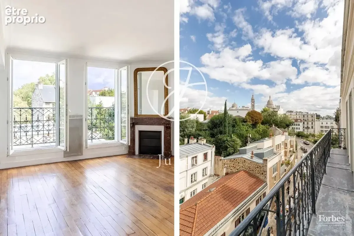 Paris 18e - MONTMARTRE / HAUT LEPIC - 2 pièces - 42,85m² Carrez - Balcon 4,37m² - Vues dégagées - photo 12
