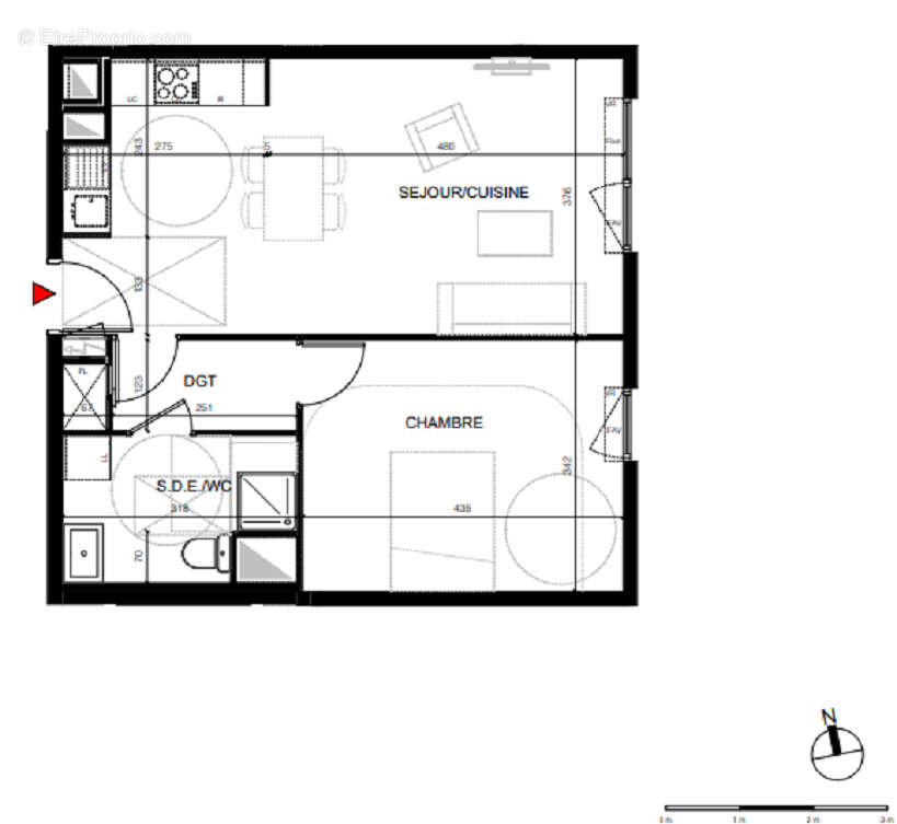 Neuf noisy le sec t2 52m² + parking sous6sol - photo 3