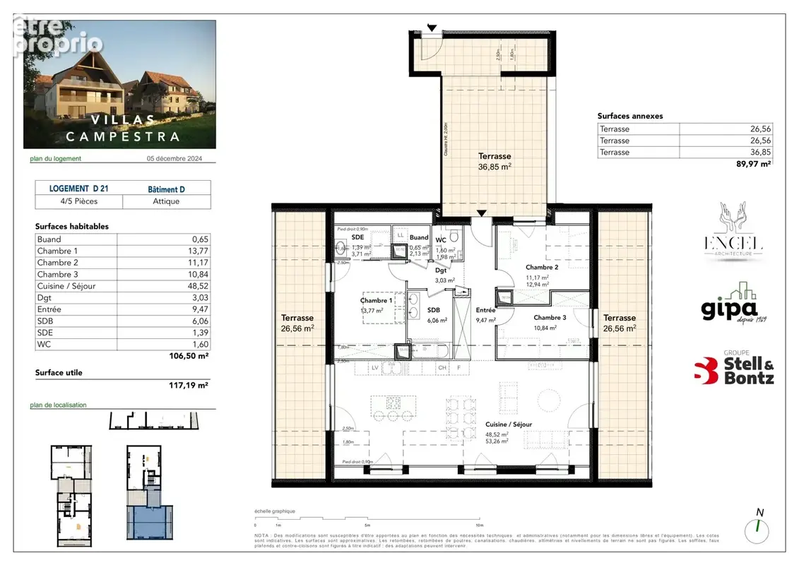 Appartement à BREUSCHWICKERSHEIM