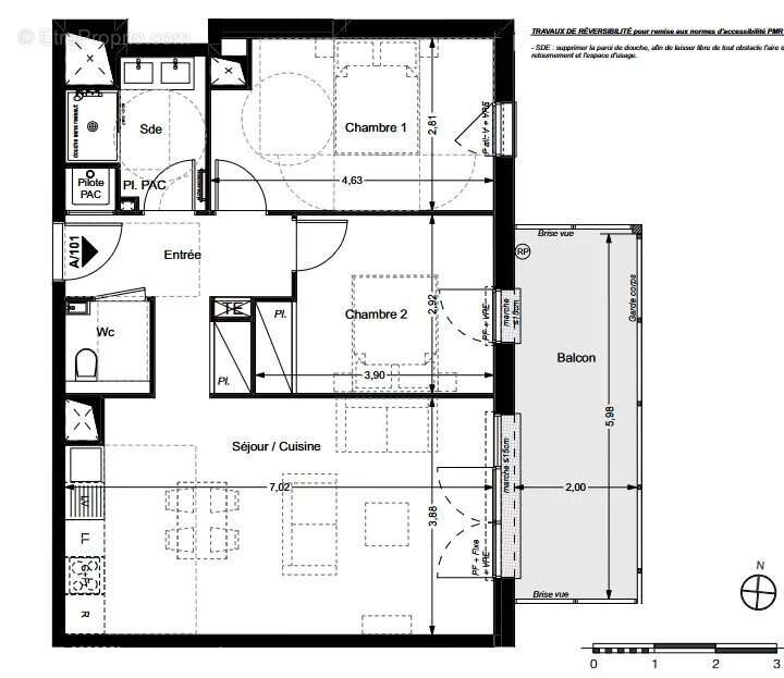 Appartement à LA TESTE-DE-BUCH