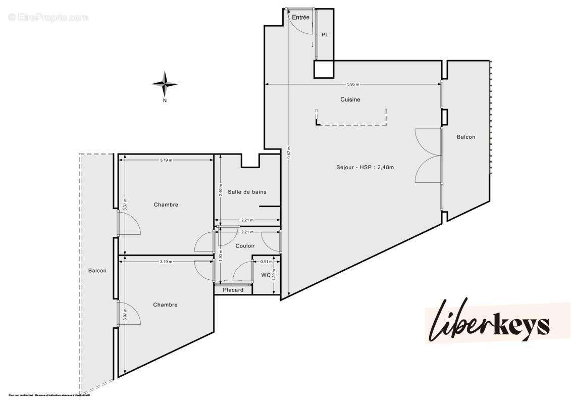 3 pièces avec grand box sécurisé - 71 m2 - photo 8