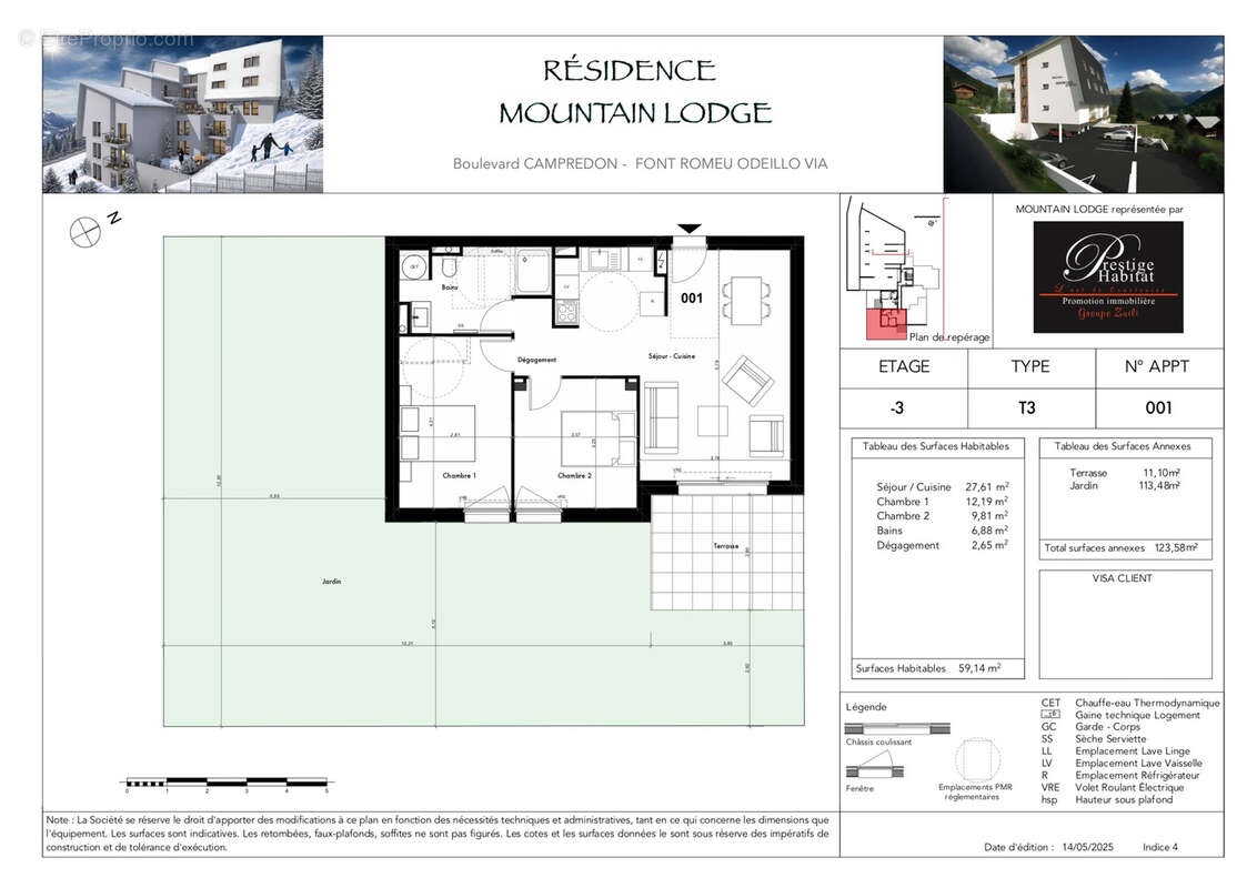 Appartement à FONT-ROMEU-ODEILLO-VIA