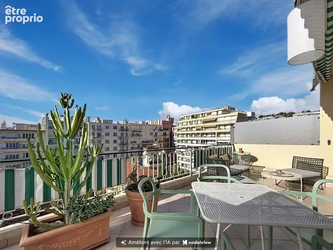 NICE Promenade Carras F1 30m² maxi terrasse 18m² cave - photo 4