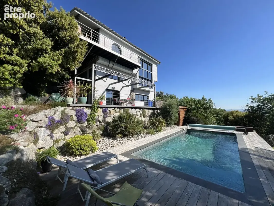 Saint-Péray - Maison lumineuse avec vue dégagée - piscine - photo 29