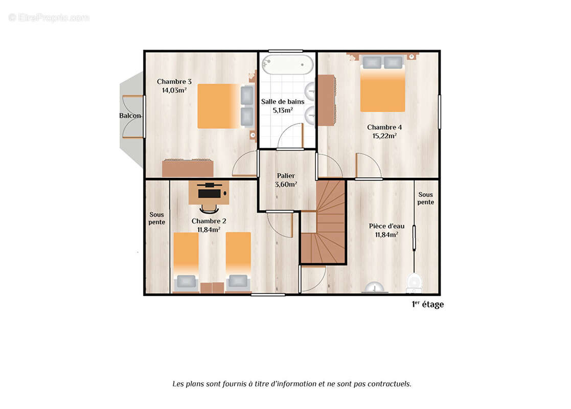 A vendre Maison, St Jean, piscine, 4 chambres - photo 12