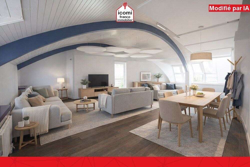 Finistere - brest (29200) - a vendre - appartement duplex t5 - 2 chambres - immeuble recent - box ferme - balcon - dalle beton - - photo 1