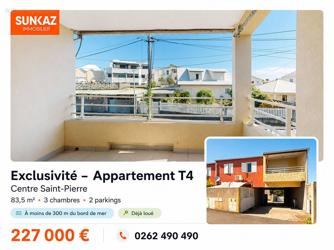 Appartement à SAINT-PIERRE