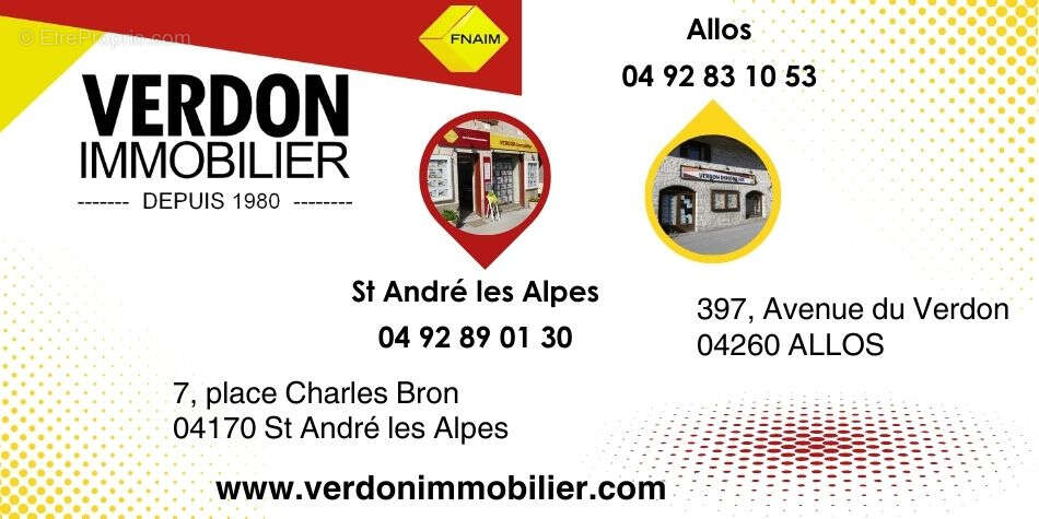 Appartement à SAINT-ANDRE-LES-ALPES