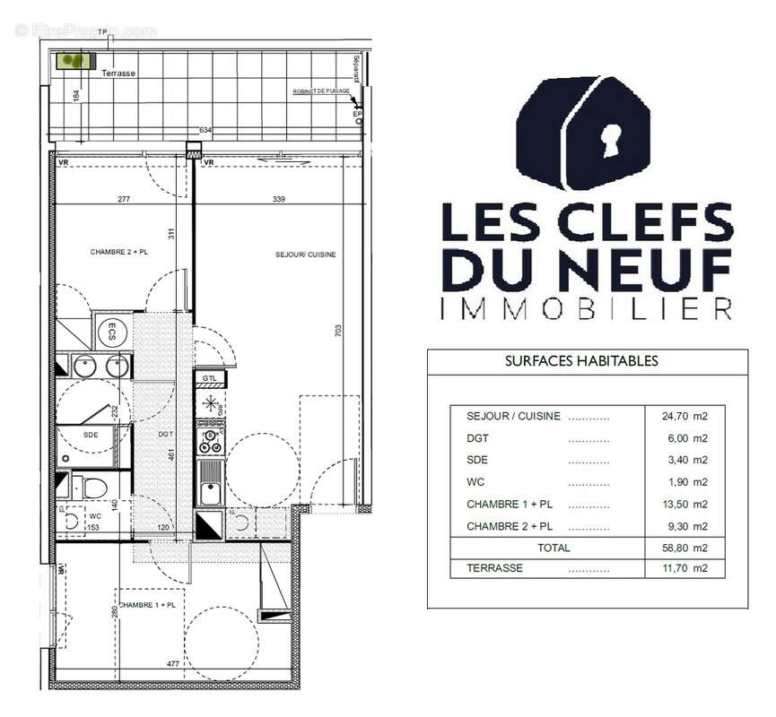 Appartement Port Vendres 3 pièces de 60m² + Terrasse vue mer + 2 Parking sous-sol ! - photo 7