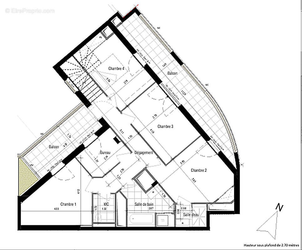 Appartement à PARIS-15E