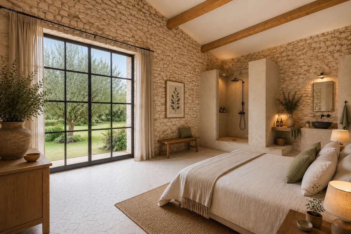 Mas en pierre avec salle de réception 240 m² . Gîtes .Mariages . Entre Uzès et Orange - photo 10