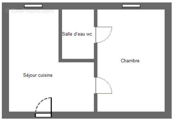 T2 de 32 m2 à fort potentiel dans une belle résidence avec une vue splendide - photo 14
