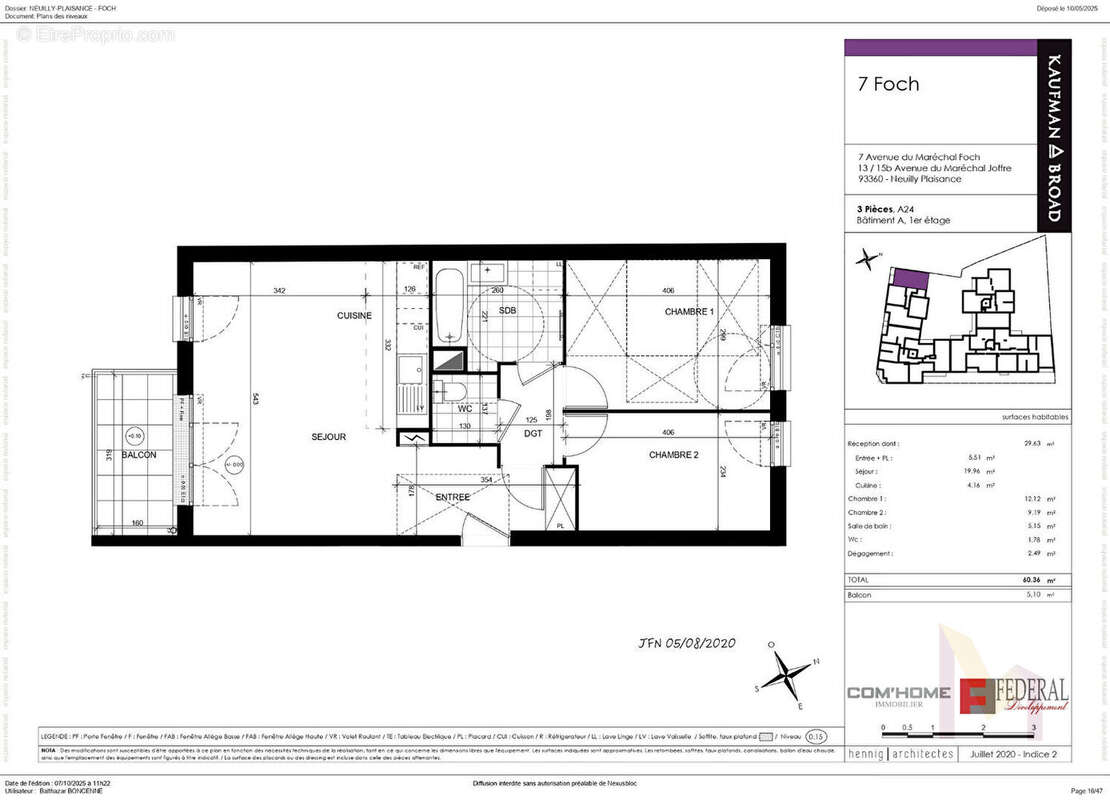 Appartement à NEUILLY-PLAISANCE