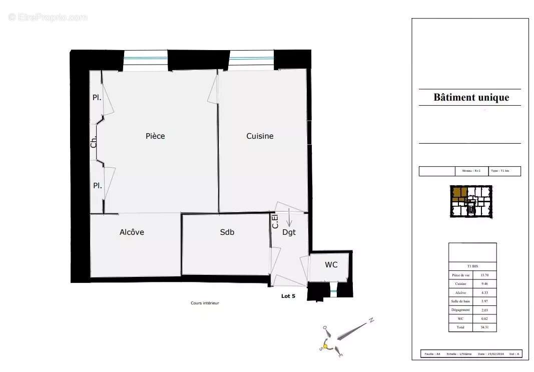 Appartement à LYON-2E