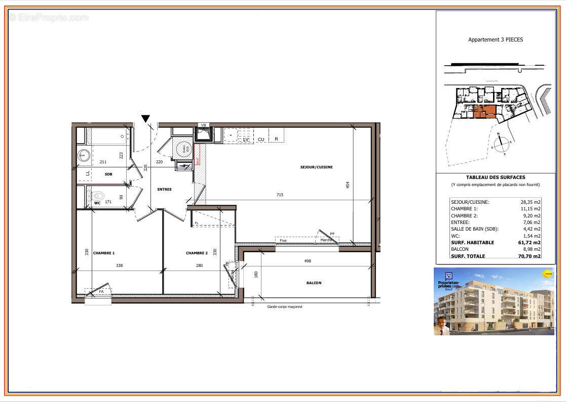 Appartement à BEZIERS