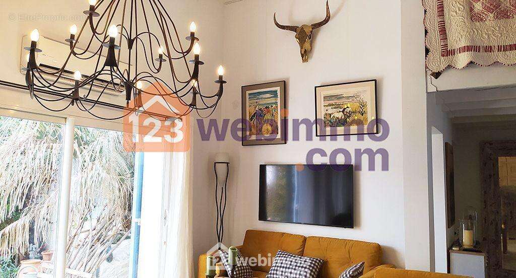 La pièce de vie - Maison à SAINTES-MARIES-DE-LA-MER