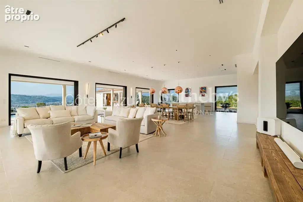 Mougins, villa de prestige avec vue panoramique, piscine, maison d'amis et parc privé - photo 7