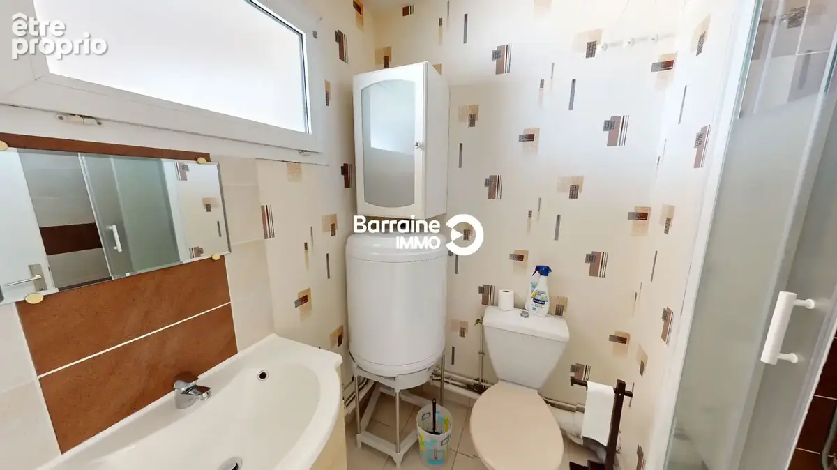A vendre brest facs de medecine centre ville appartement t1 studio dernier etage vue degagee - photo 6