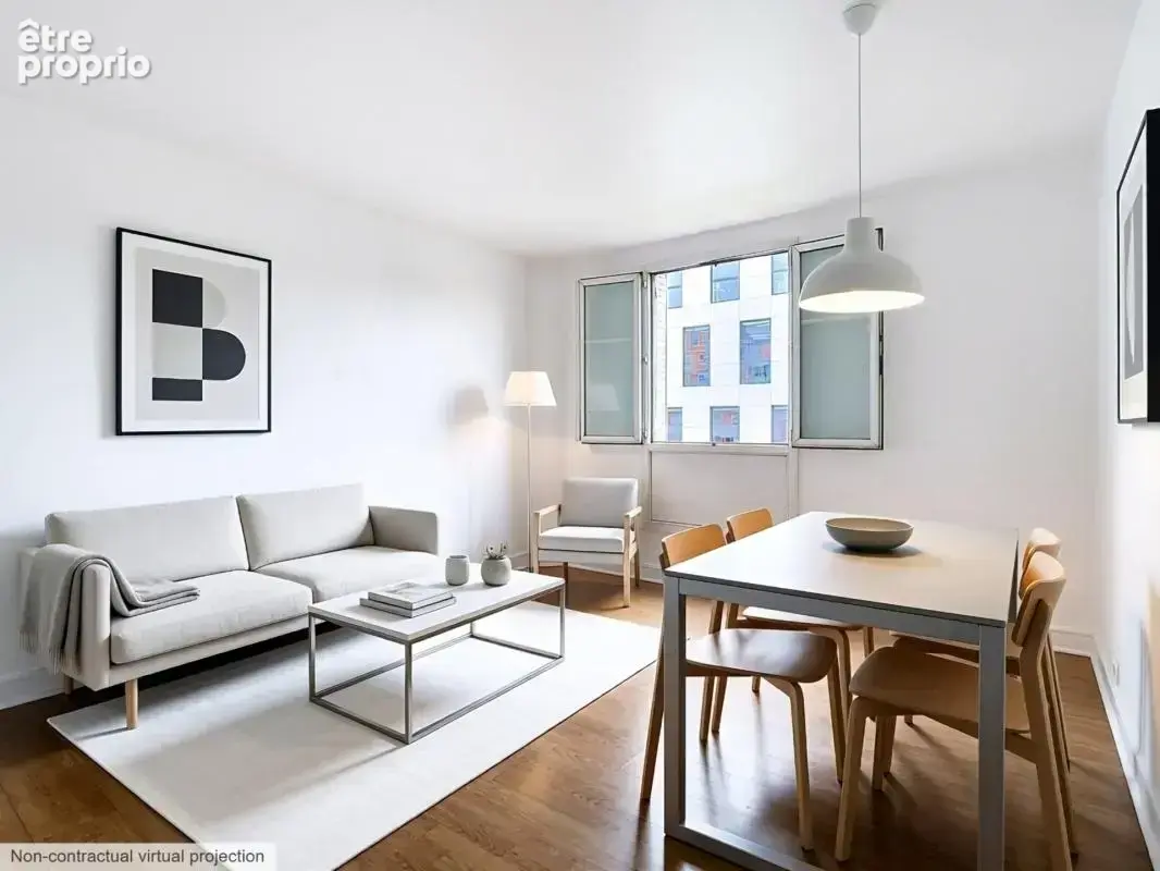 Saint-ouen - 2 pièces de 37m² - 4ème étage avec ascenseur - photo 3