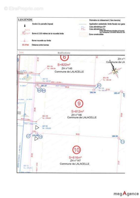 La lacelle - terrain constructible en lotissement - photo 6