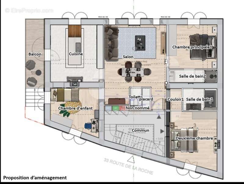 Appartement à POLEYMIEUX-AU-MONT-D'OR