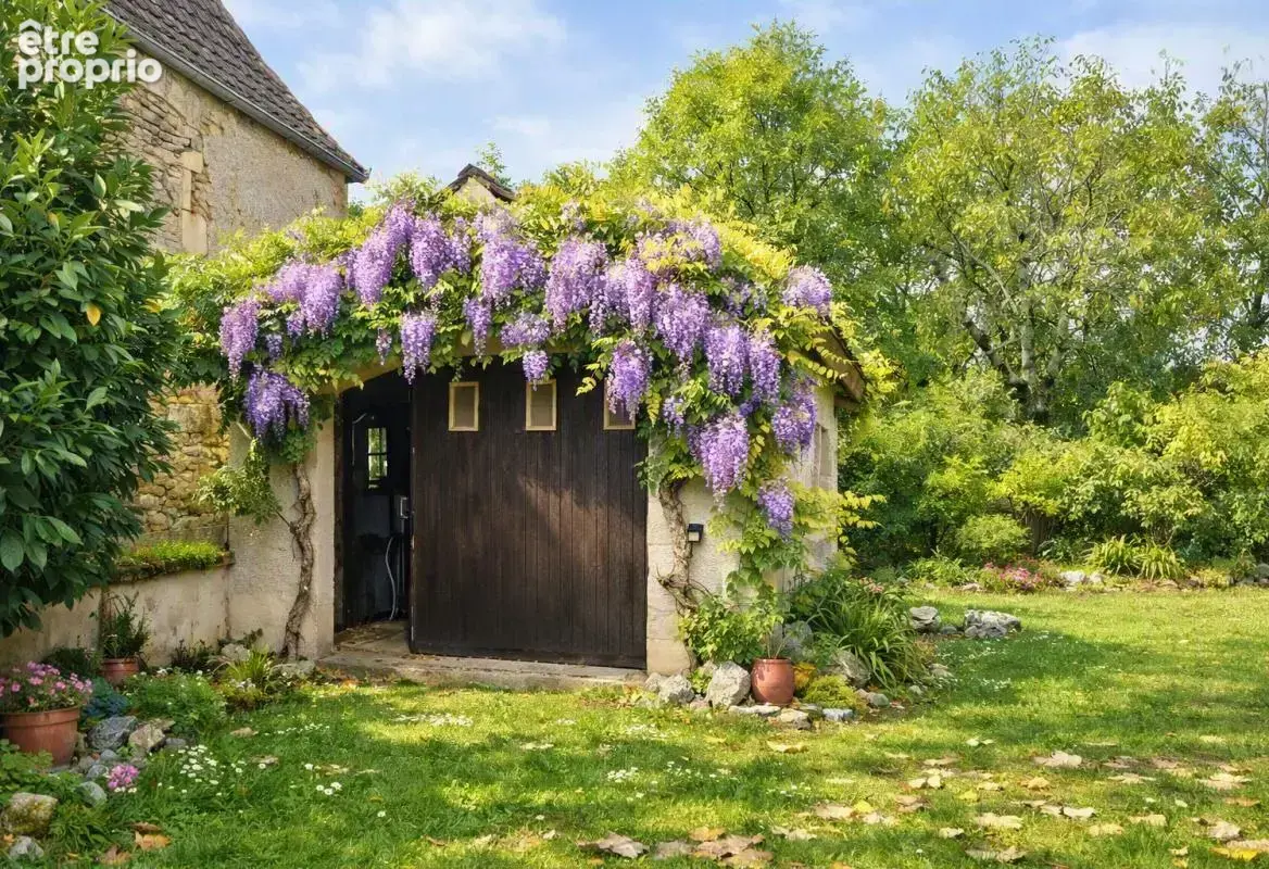Dégagnac (46340): Maison en pierre du 19e siècle, 4 pièces, 2 chambres, garage, terrain 637?m² - photo 16
