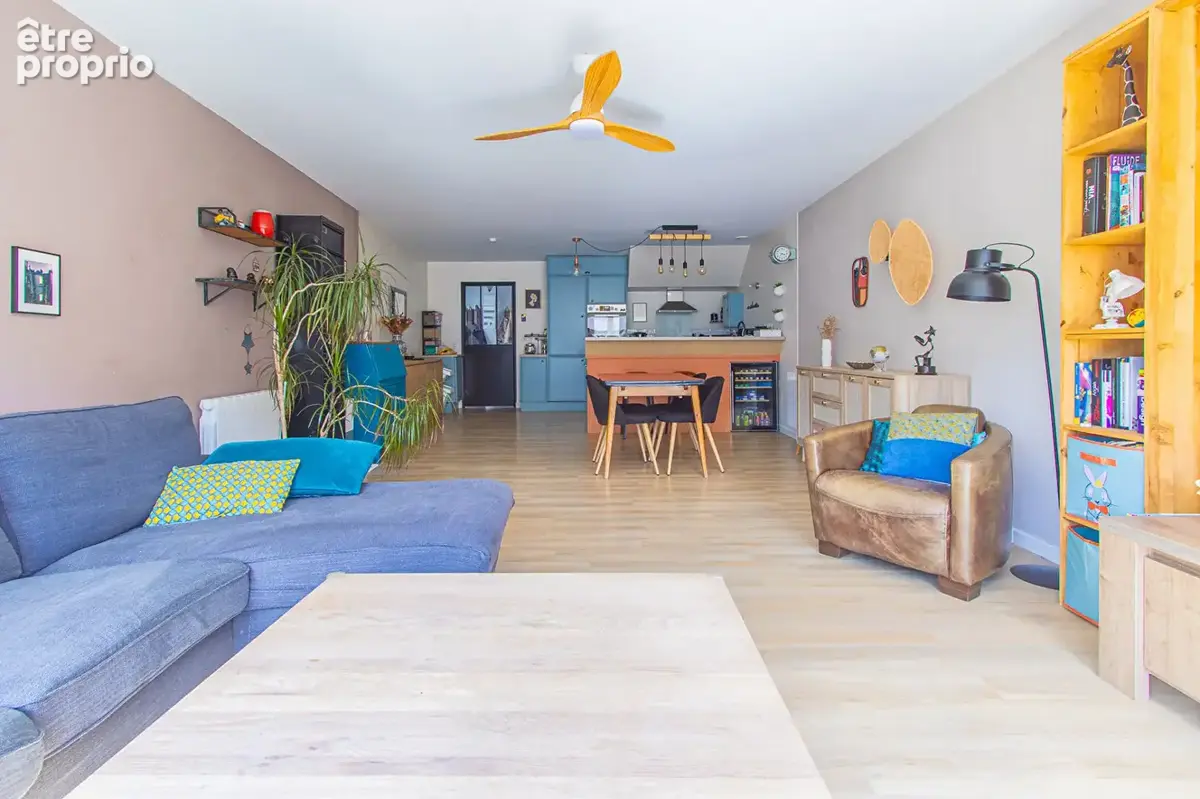 Appartement 91 m2 - T3 - Grandes Terrasses - Stationnement - Angers La Fayette Eblé - photo 4