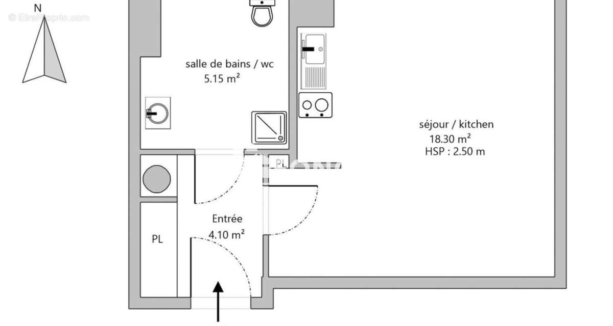 Appartement à PARIS-14E