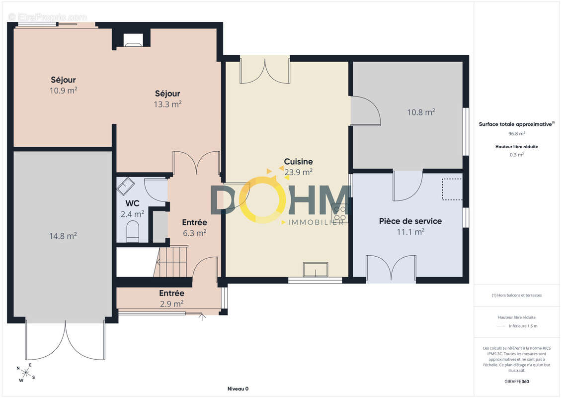 Maison 130m2, 4 chambres, terrain 482m2 - photo 16