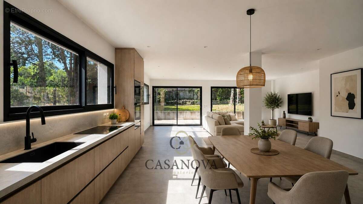 Maison contemporaine neuve à Aiguelongue Montpellier  136 m², jardin Sud-Ouest, double garage - photo 2
