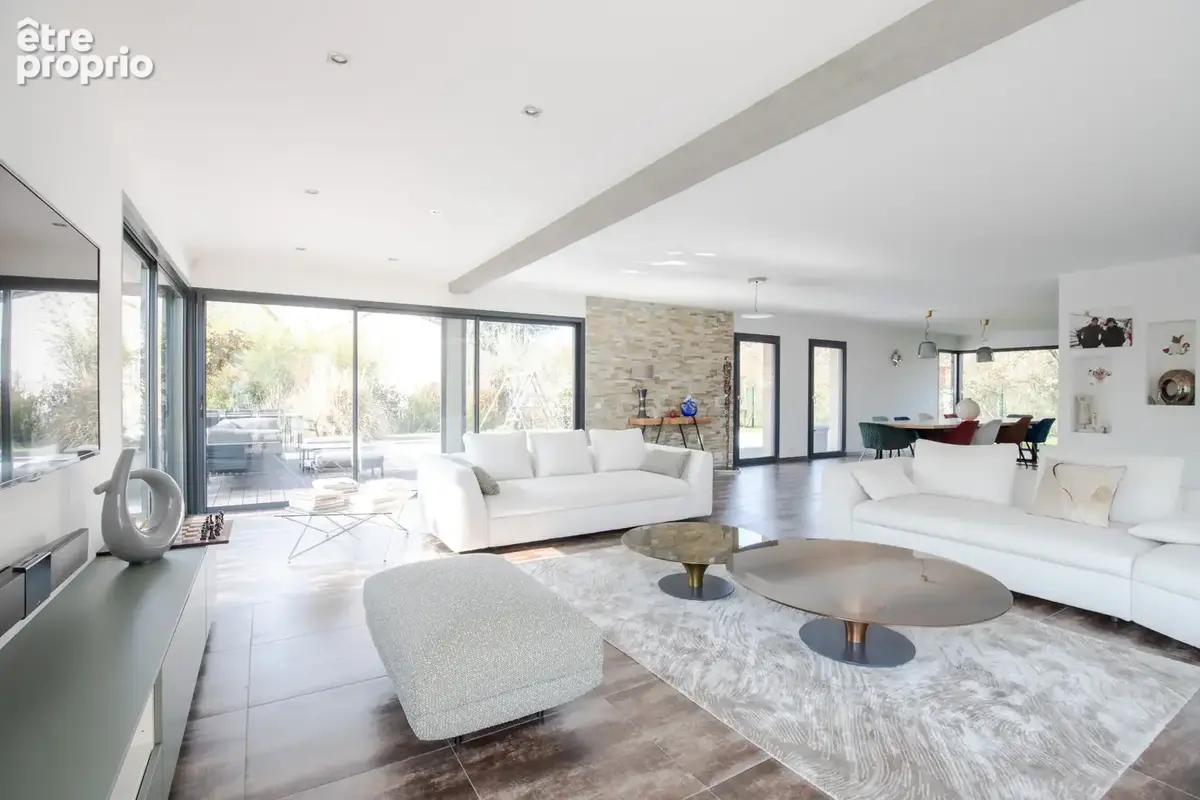 Nancy / a 5 minutes maison d'architecte 342m2 hab + sous-sol 225m2 avec garage 4/6 voitures sur terrain clos - photo 7