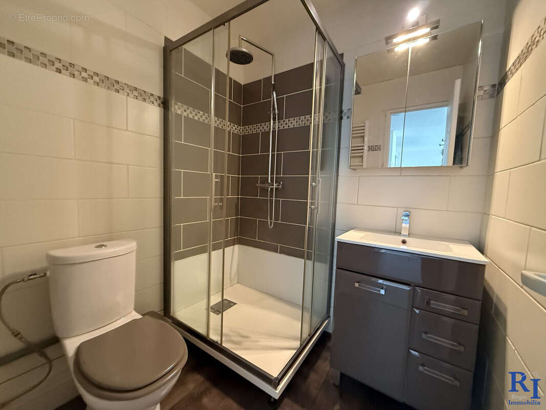 Salle de douche et WC - Appartement à GRENOBLE