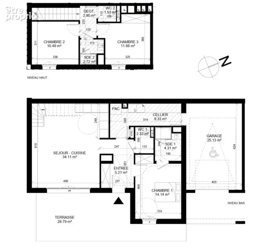 Appartement neuf T4 de 98,60 m² avec jardin, terrasse et Garage – Beaumont-en-Auge (14950) - photo 2